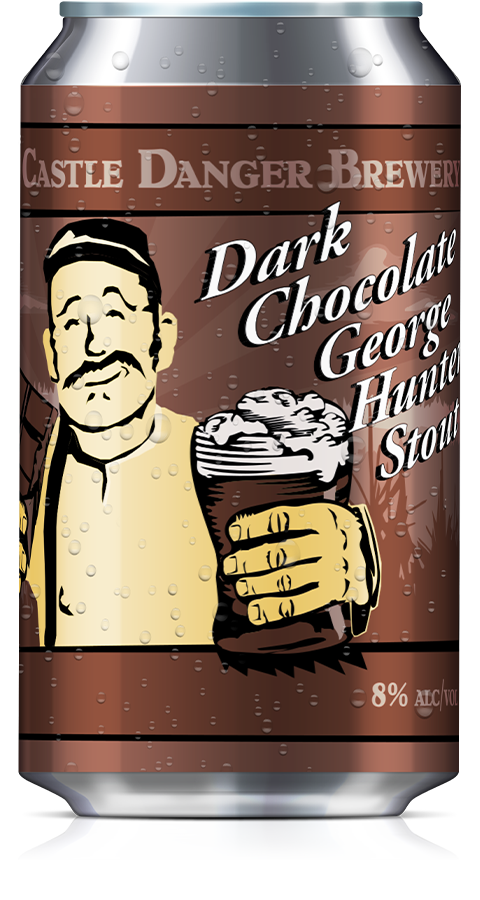 Dark Chocolate George Hunter Stout can.