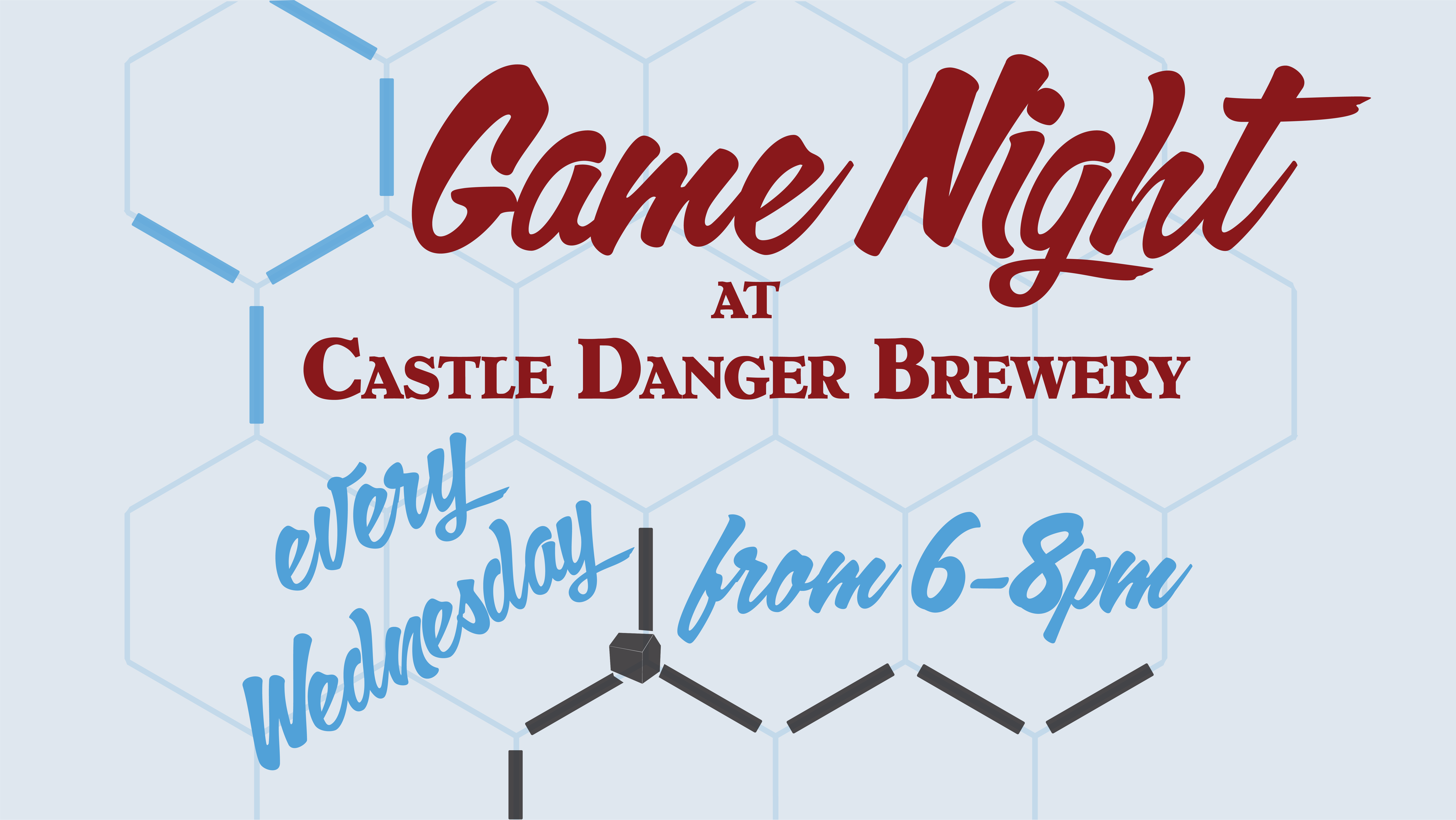 game night at castle danger brewery from six to 8pm every Wednesday night.