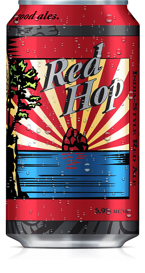 Red Hop Can