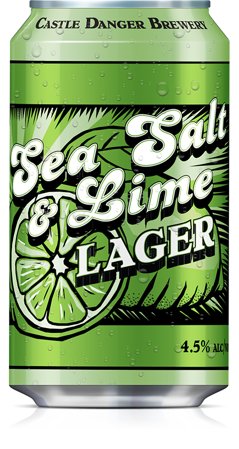 Sea Salt & Lime Lager can